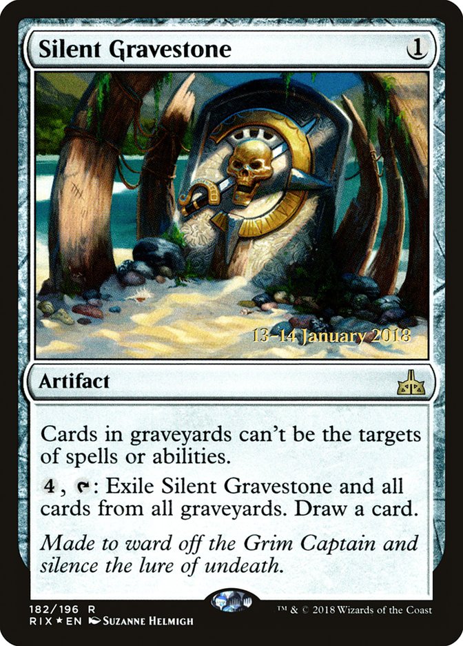 Silent Gravestone [Rivals of Ixalan Prerelease Promos] | Lots Moore NSW