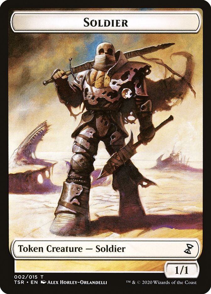 Soldier Token [Time Spiral Remastered Tokens] | Lots Moore NSW