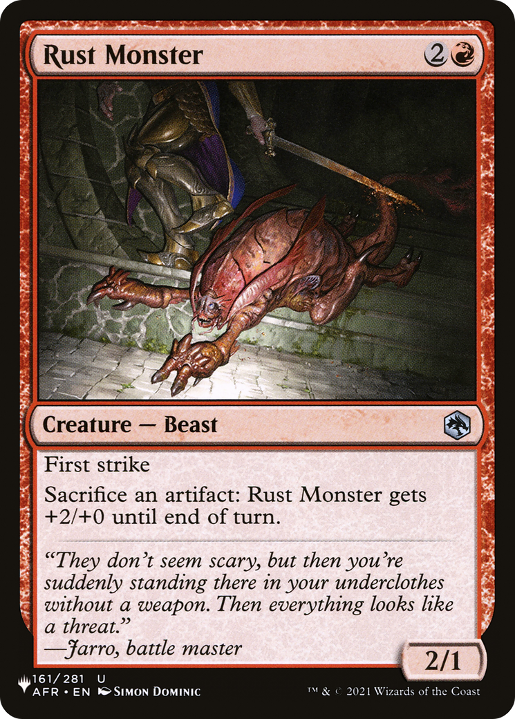 Rust Monster [The List] | Lots Moore NSW