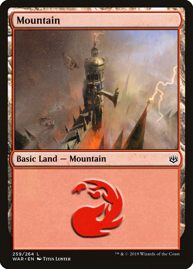 Mountain (259) [War of the Spark] | Lots Moore NSW
