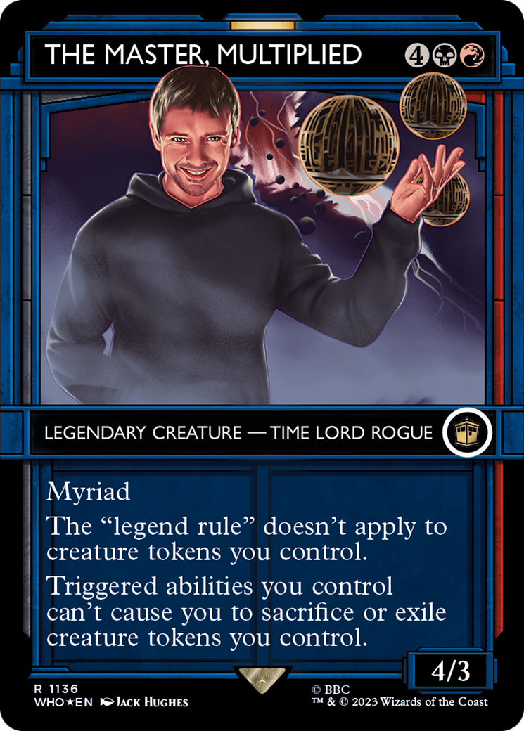 The Master, Multiplied (Showcase) (Surge Foil) [Doctor Who] | Lots Moore NSW