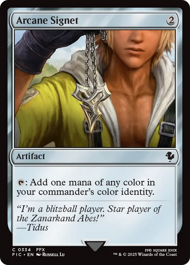 Arcane Signet (0334) [FINAL FANTASY Commander] | Lots Moore NSW