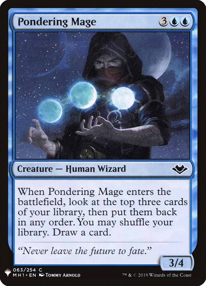 Pondering Mage [Mystery Booster] | Lots Moore NSW