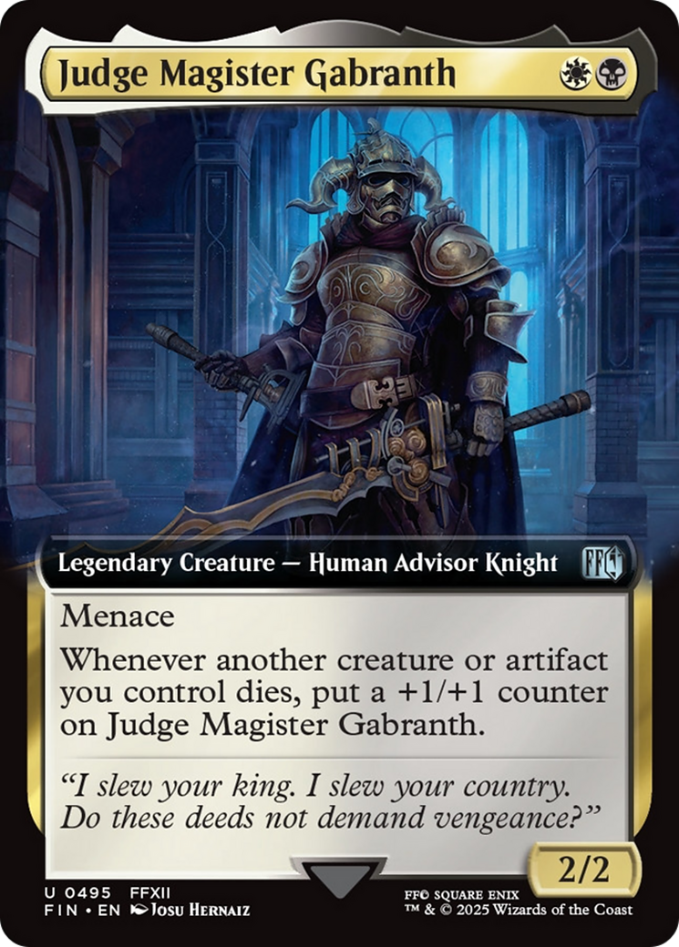 Judge Magister Gabranth (Extended Art) [FINAL FANTASY] | Lots Moore NSW