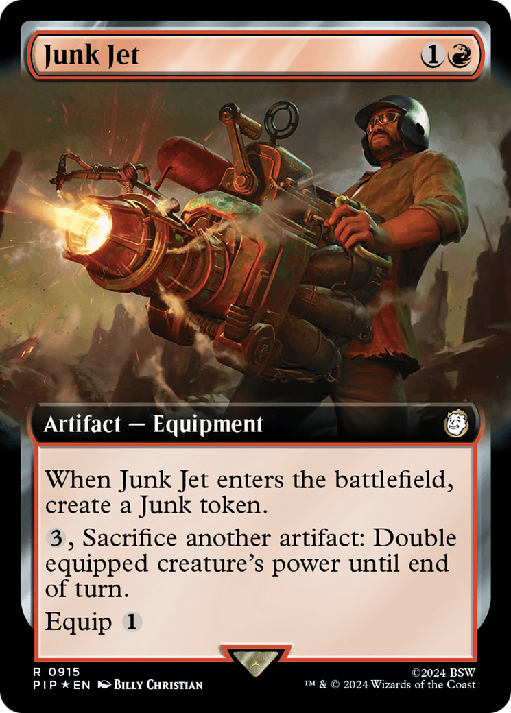 Junk Jet (Extended Art) (Surge Foil) [Fallout] | Lots Moore NSW