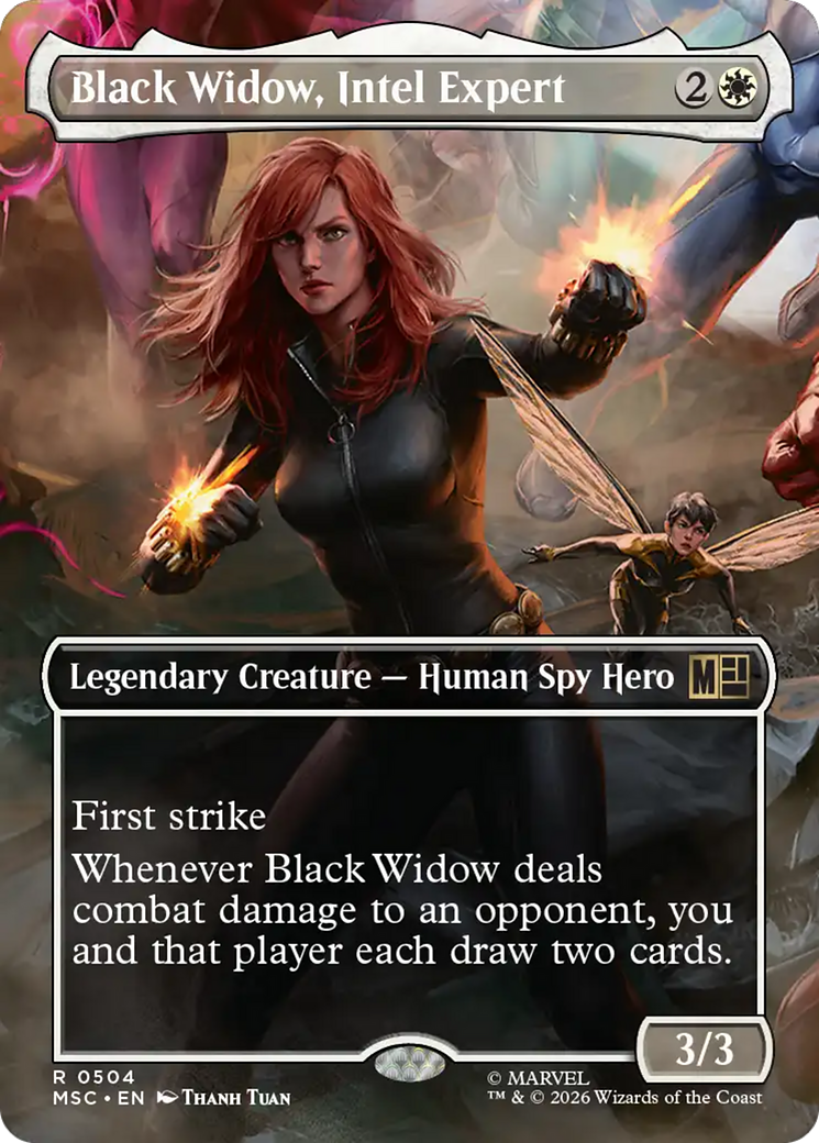 Black Widow, Intel Expert (Borderless) [Marvel Super Heroes Commander] | Lots Moore NSW