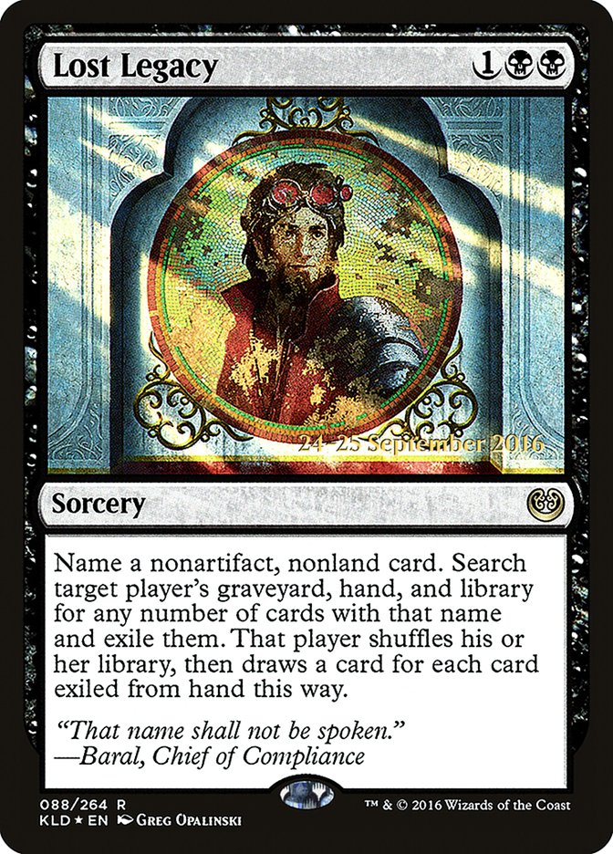 Lost Legacy [Kaladesh Prerelease Promos] | Lots Moore NSW