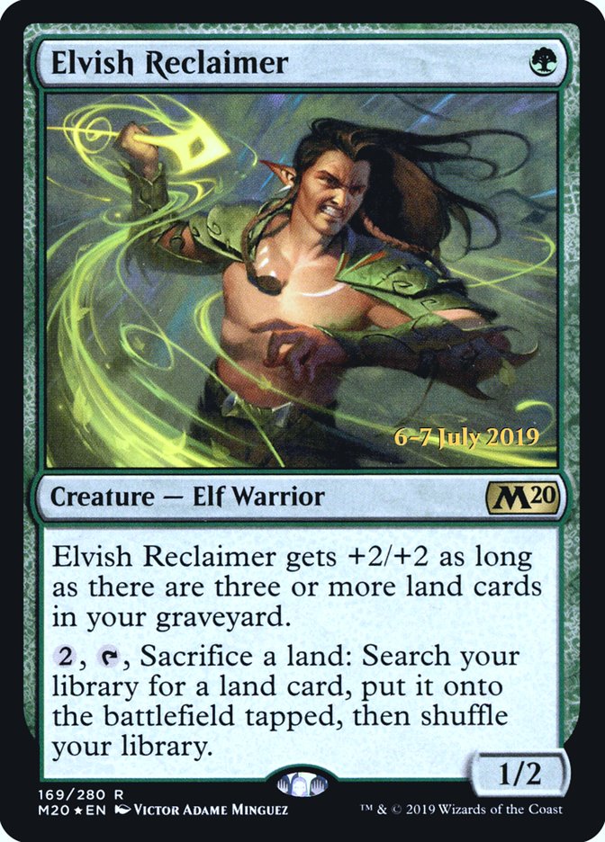 Elvish Reclaimer [Core Set 2020 Prerelease Promos] | Lots Moore NSW