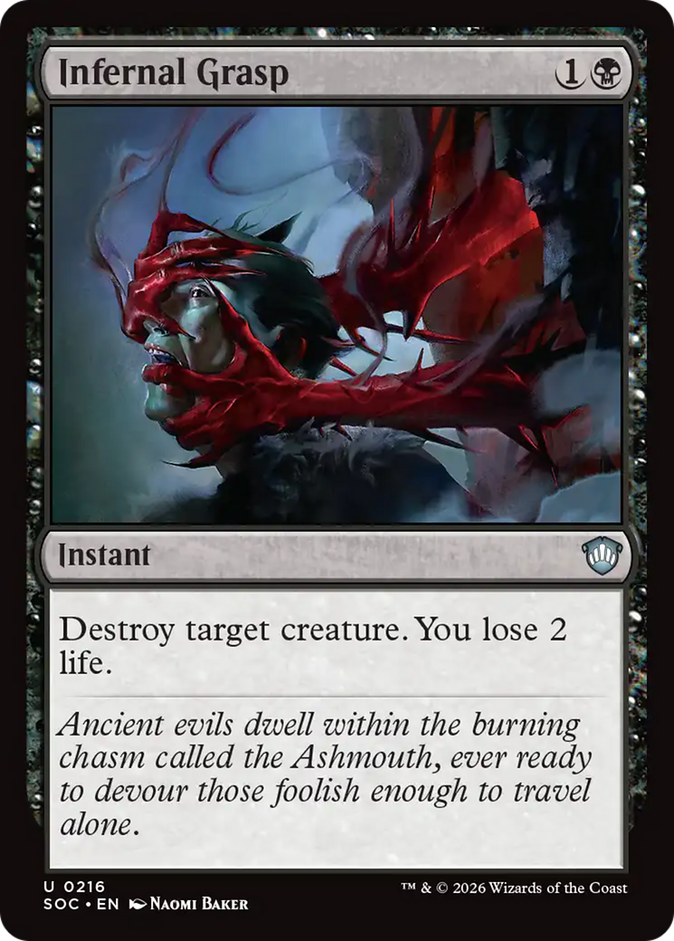 Infernal Grasp [Secrets of Strixhaven Commander] | Lots Moore NSW