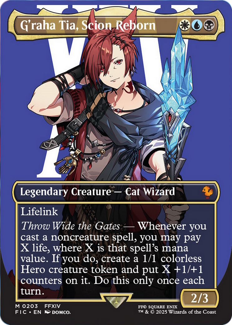 G'raha Tia, Scion Reborn (Borderless) [FINAL FANTASY Commander] | Lots Moore NSW