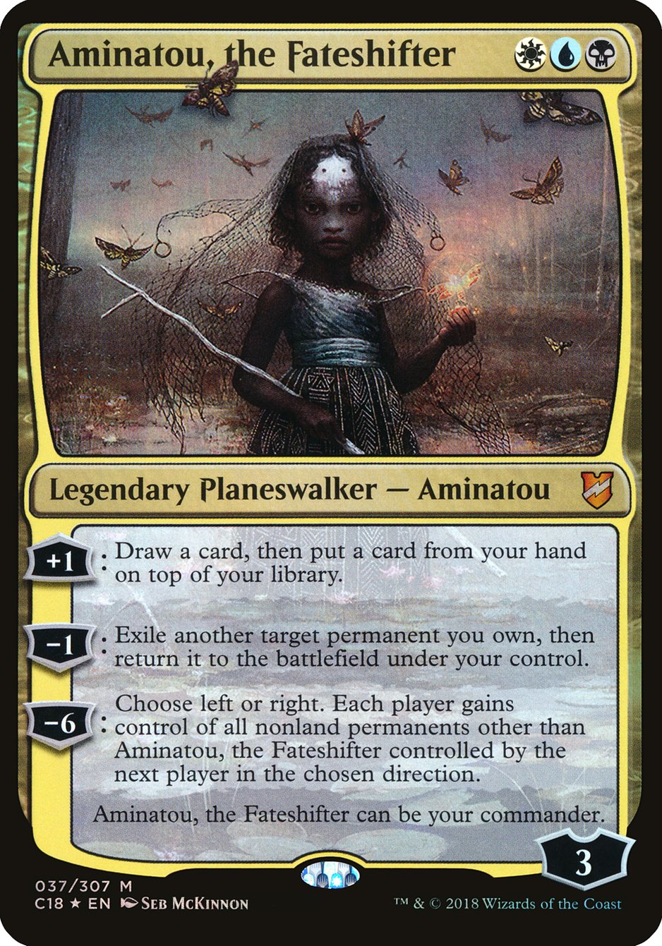 Aminatou, the Fateshifter (Oversized) [Commander 2018 Oversized] | Lots Moore NSW