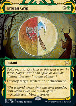 Krosan Grip (Foil Etched) [Strixhaven: School of Mages Mystical Archive] | Lots Moore NSW