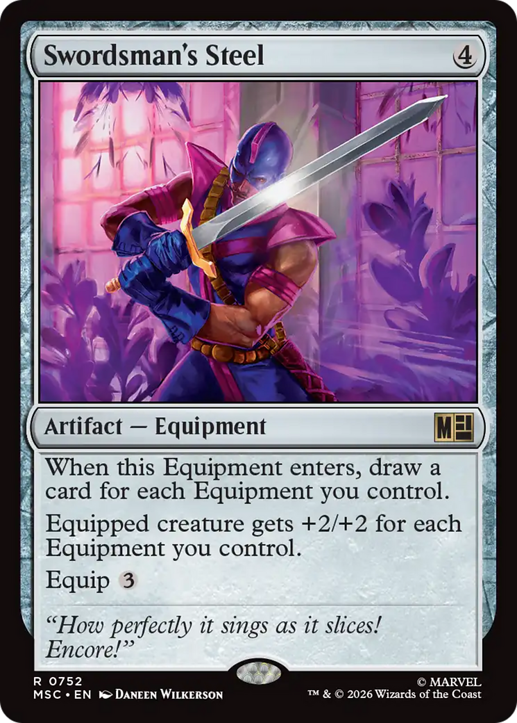 Swordsman's Steel [Marvel Super Heroes Commander] | Lots Moore NSW
