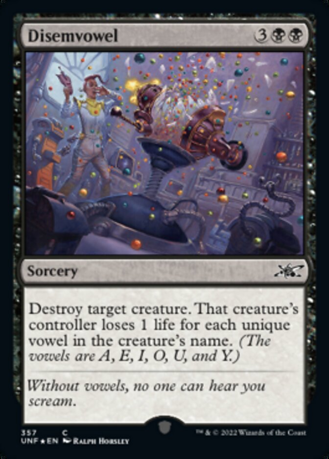 Disemvowel (Galaxy Foil) [Unfinity] | Lots Moore NSW