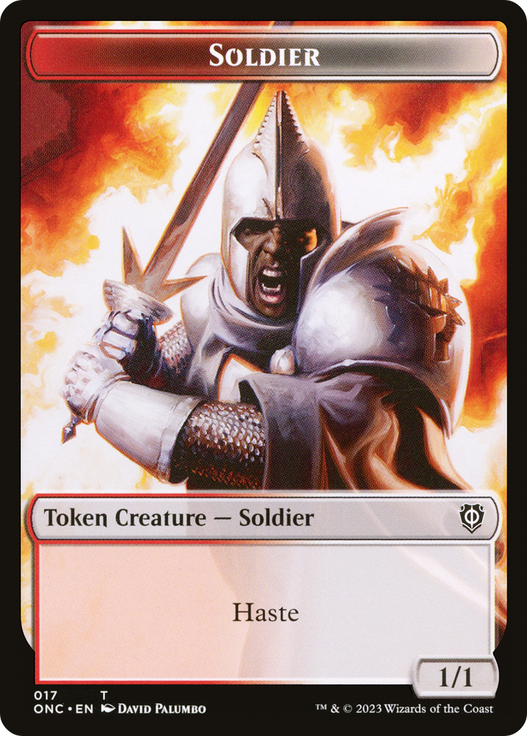 Copy // Soldier Double-Sided Token (Surge Foil) [Marvel Super Heroes Commander Tokens] | Lots Moore NSW