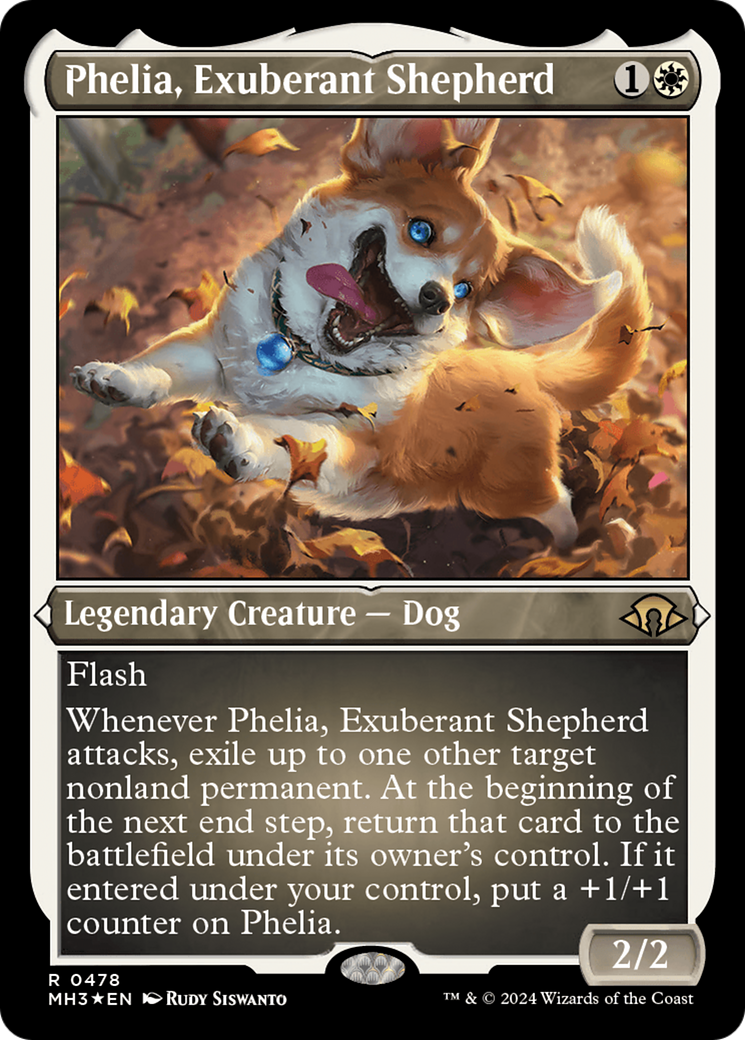 Phelia, Exuberant Shepherd (Foil Etched) [Modern Horizons 3] | Lots Moore NSW