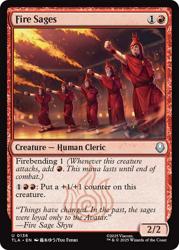 Fire Sages [Avatar: The Last Airbender] | Lots Moore NSW