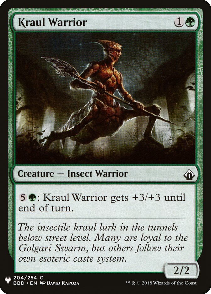 Kraul Warrior [Mystery Booster] | Lots Moore NSW