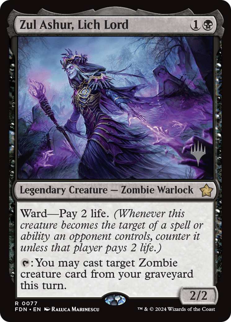 Zul Ashur, Lich Lord [Lorwyn Eclipsed Promos] | Lots Moore NSW