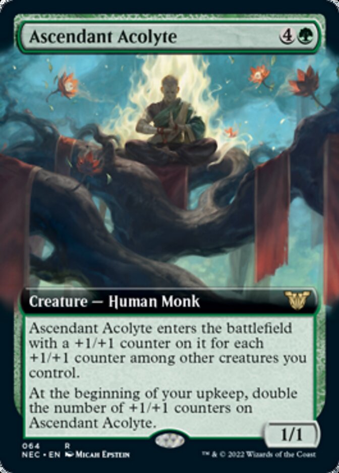 Ascendant Acolyte (Extended Art) [Kamigawa: Neon Dynasty Commander] | Lots Moore NSW