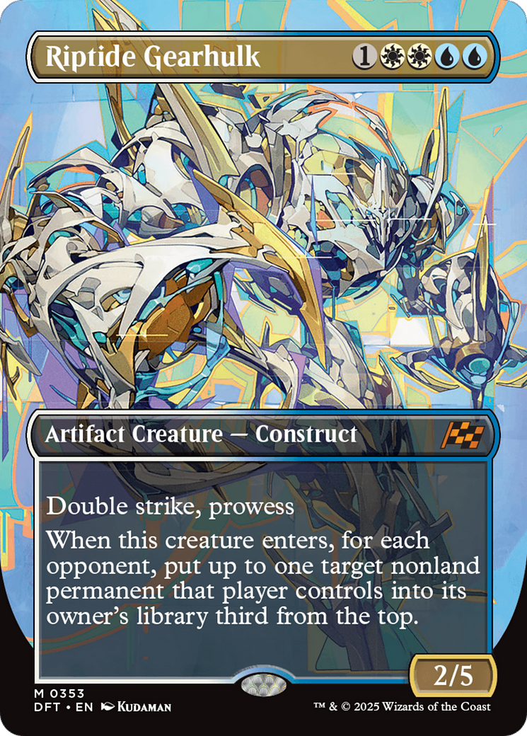 Riptide Gearhulk (Borderless) [Aetherdrift] | Lots Moore NSW