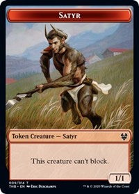 Satyr // Wall Double-Sided Token [Theros Beyond Death Tokens] | Lots Moore NSW