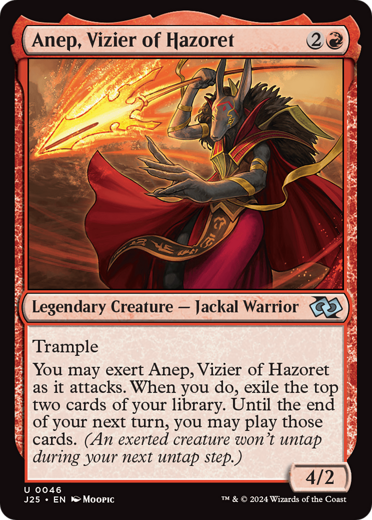 Anep, Vizier of Hazoret (Anime) [Foundations Jumpstart] | Lots Moore NSW