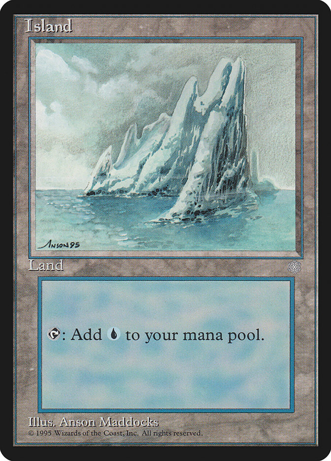 Island (No Birds / Signature on Left) [Ice Age] | Lots Moore NSW