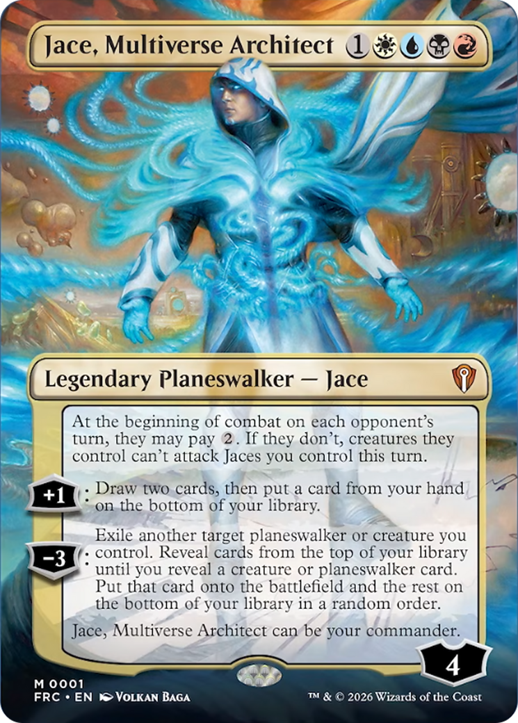 Jace, Multiverse Architect (Borderless) [Reality Fracture Commander] | Lots Moore NSW