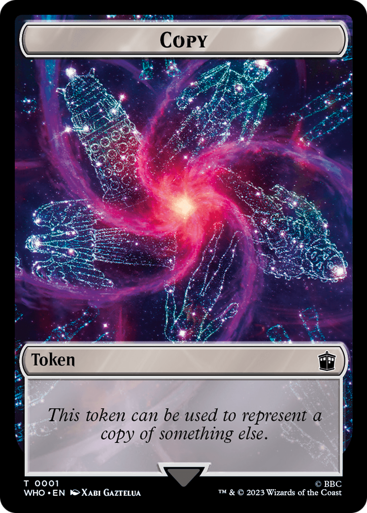 Copy // Alien Angel Double-Sided Token [Doctor Who Tokens] | Lots Moore NSW