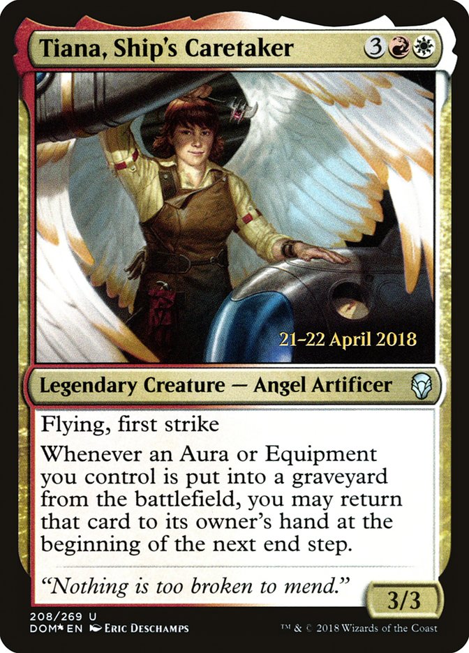 Tiana, Ship's Caretaker [Dominaria Prerelease Promos] | Lots Moore NSW