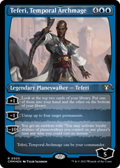 Teferi, Temporal Archmage (Foil Etched) [Commander Masters] | Lots Moore NSW