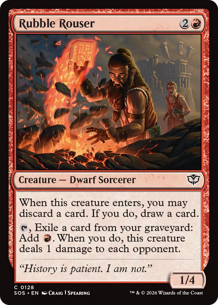 Rubble Rouser [Secrets of Strixhaven] | Lots Moore NSW