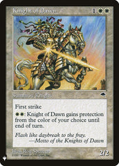 Knight of Dawn [Mystery Booster] | Lots Moore NSW