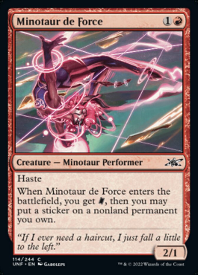Minotaur de Force [Unfinity] | Lots Moore NSW