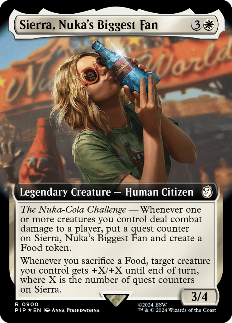 Sierra, Nuka's Biggest Fan (Extended Art) (Surge Foil) [Fallout] | Lots Moore NSW
