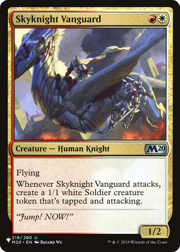 Skyknight Vanguard [The List Reprints] | Lots Moore NSW