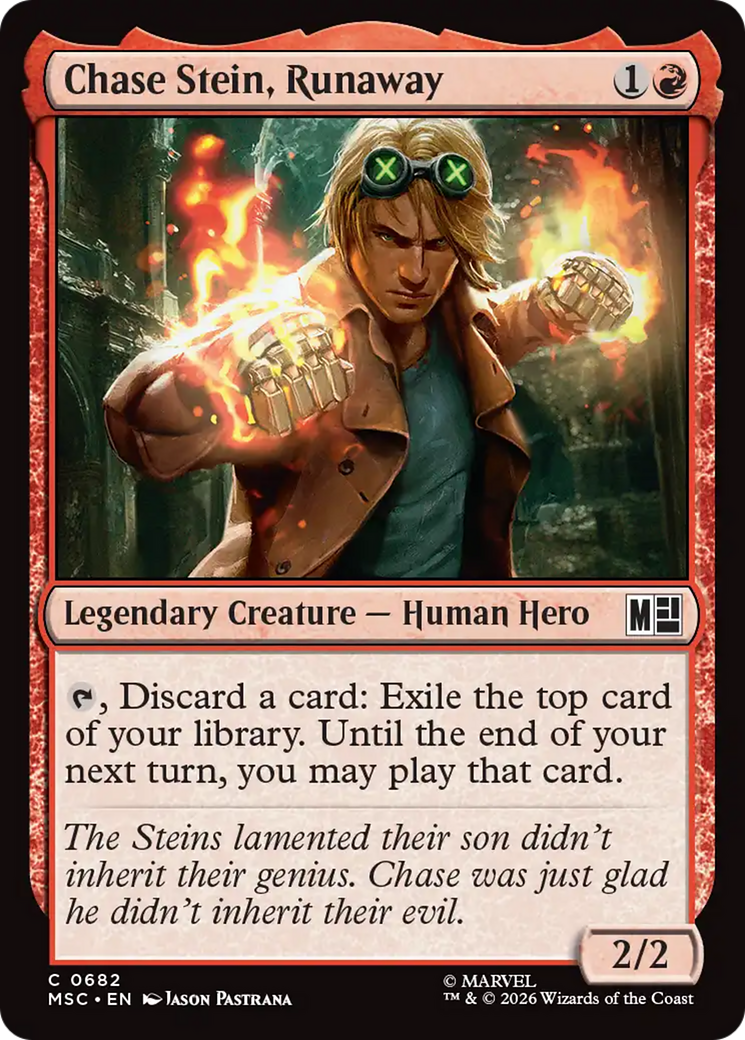 Chase Stein, Runaway [Marvel Super Heroes Commander] | Lots Moore NSW
