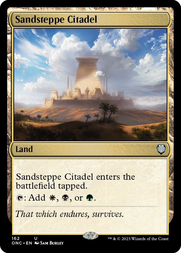 Sandsteppe Citadel [Phyrexia: All Will Be One Commander] | Lots Moore NSW