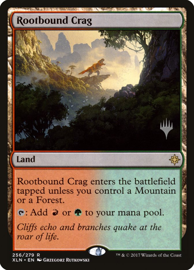 Rootbound Crag (Promo Pack) [Ixalan Promos] | Lots Moore NSW