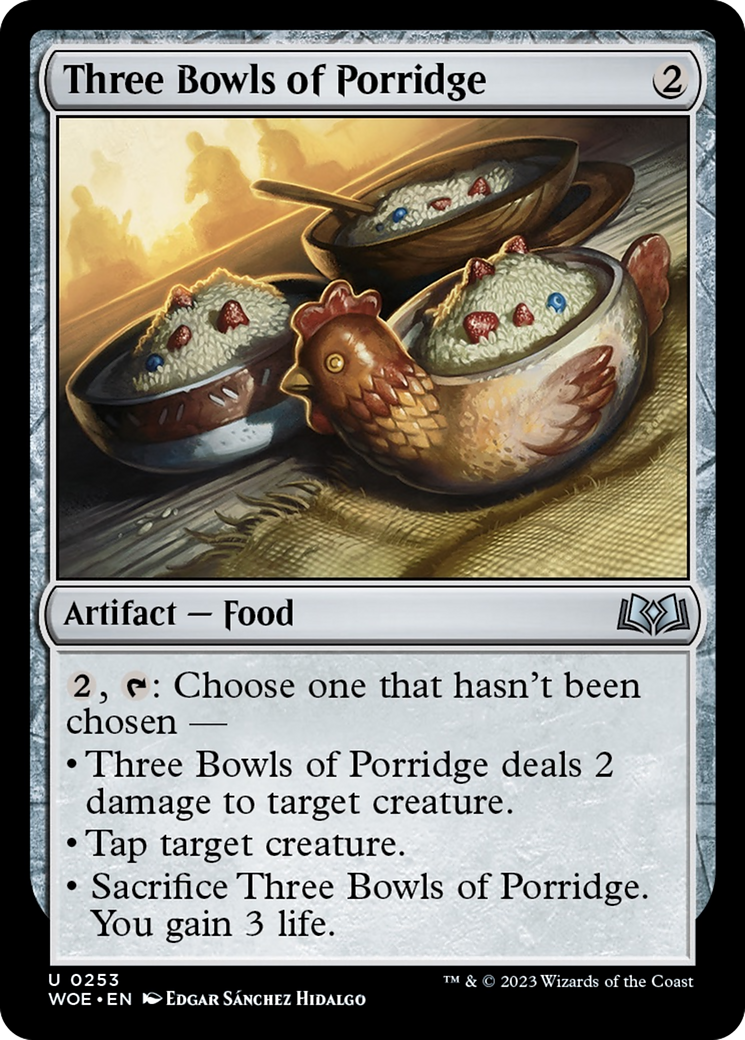 Three Bowls of Porridge [Wilds of Eldraine] | Lots Moore NSW