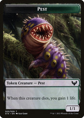 Pest (005) // Blood (017) Double-Sided Token [Challenger Decks 2022 Tokens] | Lots Moore NSW