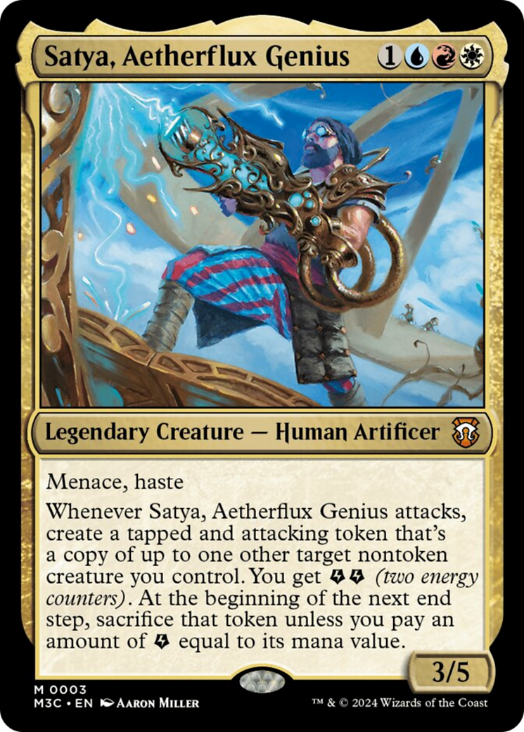 Satya, Aetherflux Genius [Modern Horizons 3 Commander] | Lots Moore NSW