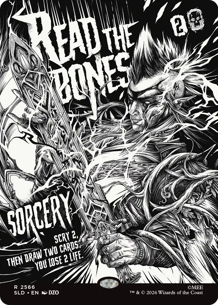 Read the Bones (2566) [Secret Lair Drop Series] | Lots Moore NSW