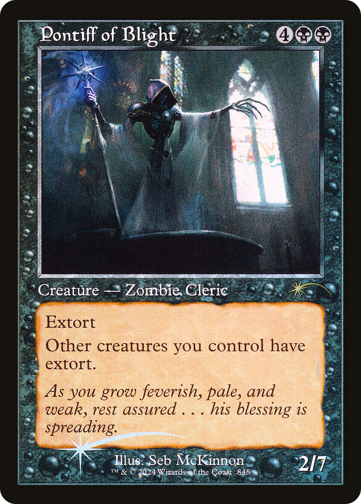 Pontiff of Blight (Retro Frame) [Secret Lair Drop Series] | Lots Moore NSW