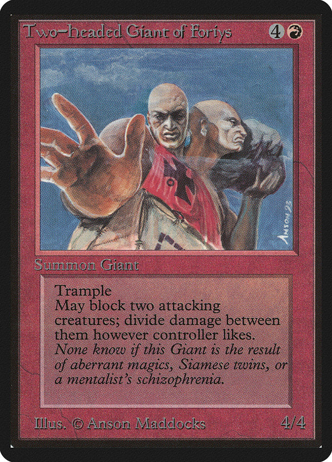 Two-Headed Giant of Foriys [Beta Edition] | Lots Moore NSW