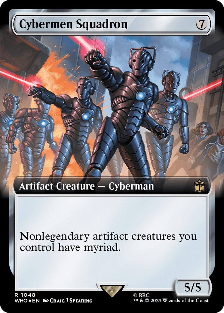 Cybermen Squadron (Extended Art) (Surge Foil) [Doctor Who] | Lots Moore NSW