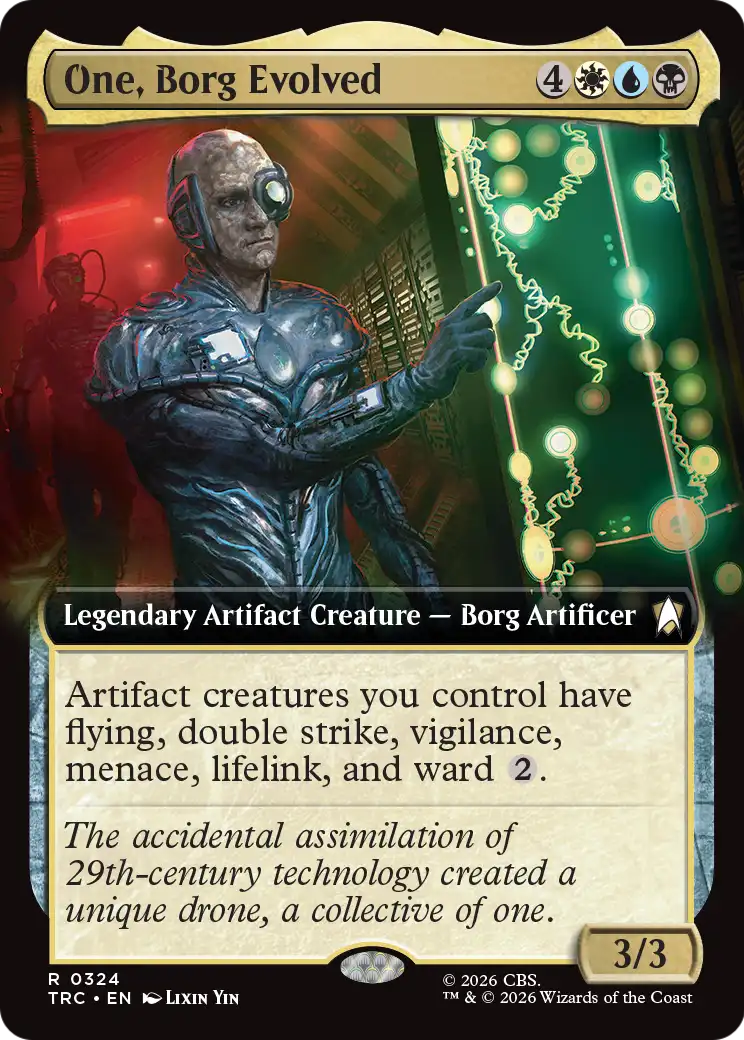 One, Borg Evolved (Extended Art) [Star Trek Commander] | Lots Moore NSW
