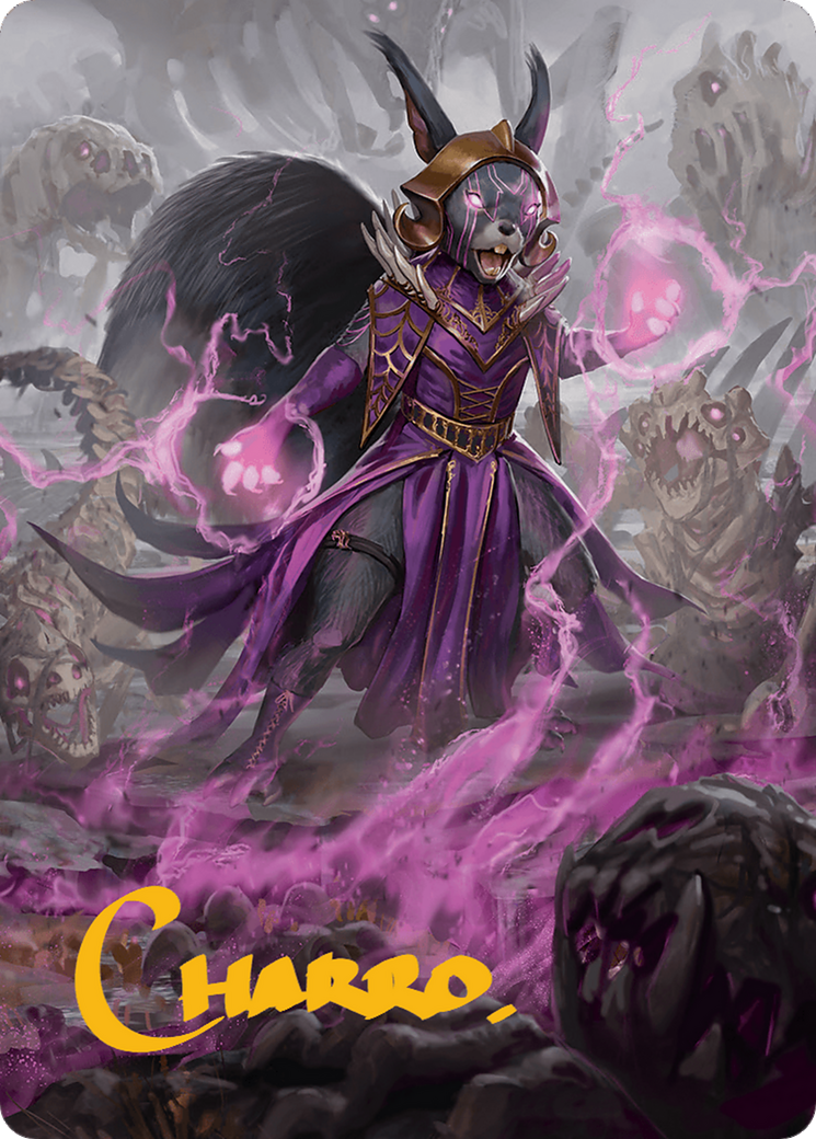 Liliana of the Dark Realms Art Card (Gold-Stamped Signature) [Bloomburrow Art Series] | Lots Moore NSW