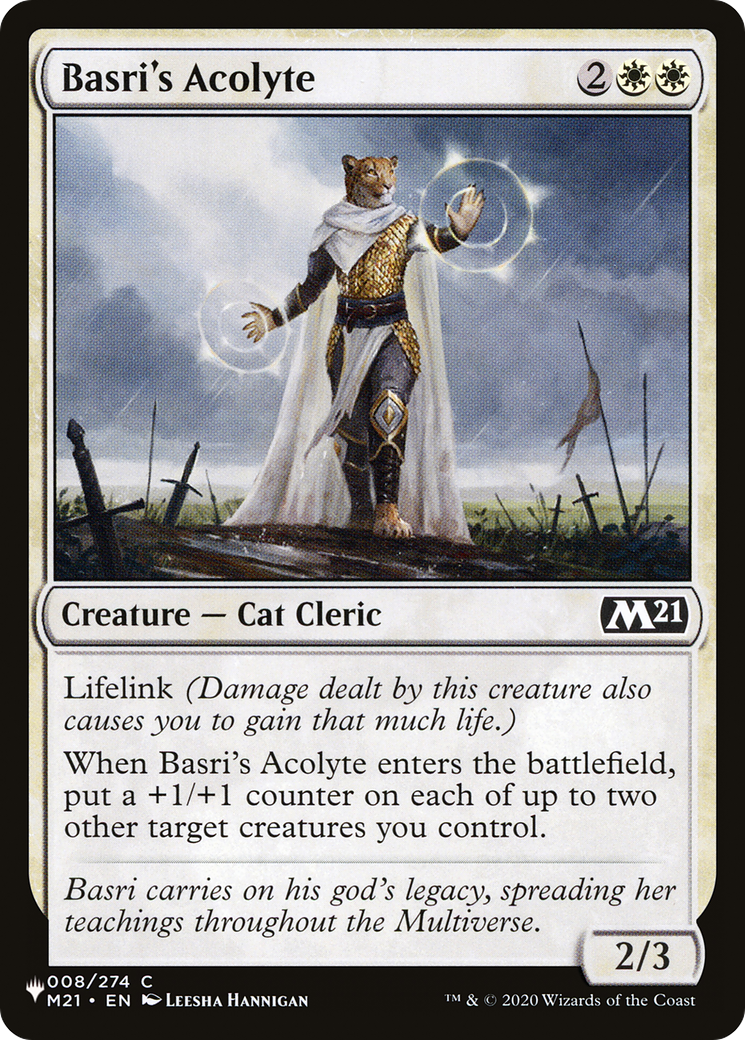 Basri's Acolyte [The List] | Lots Moore NSW